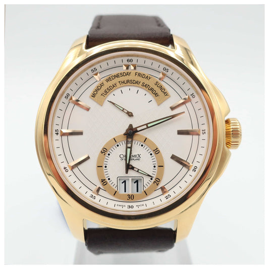 Front view of Charmex Zermatt II Men's Swiss Quartz (Battery-Powered) Watch 2560-SD