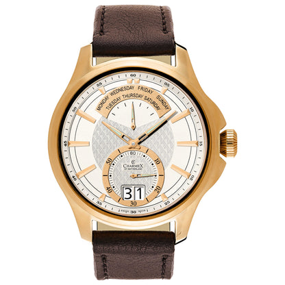 Front view of Charmex Zermatt II Men's Swiss Quartz (Battery-Powered) Watch 2560