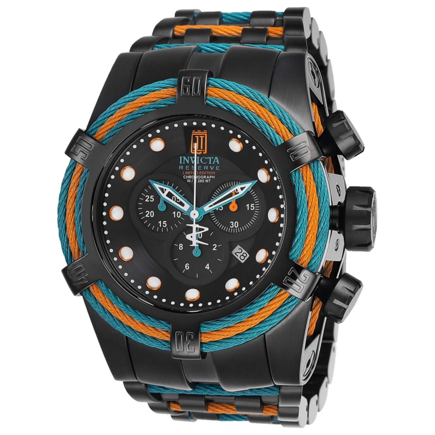 Front view of Invicta Jason Taylor Men's Quartz Watch 25615