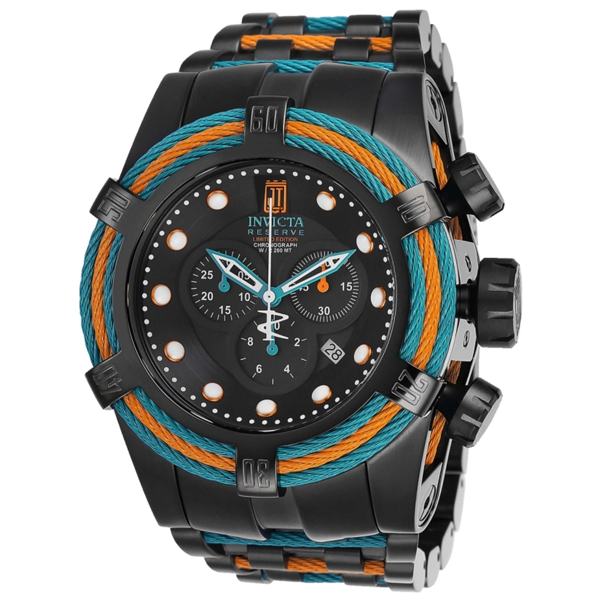 Front view of Invicta Jason Taylor Men's Quartz Watch 25615