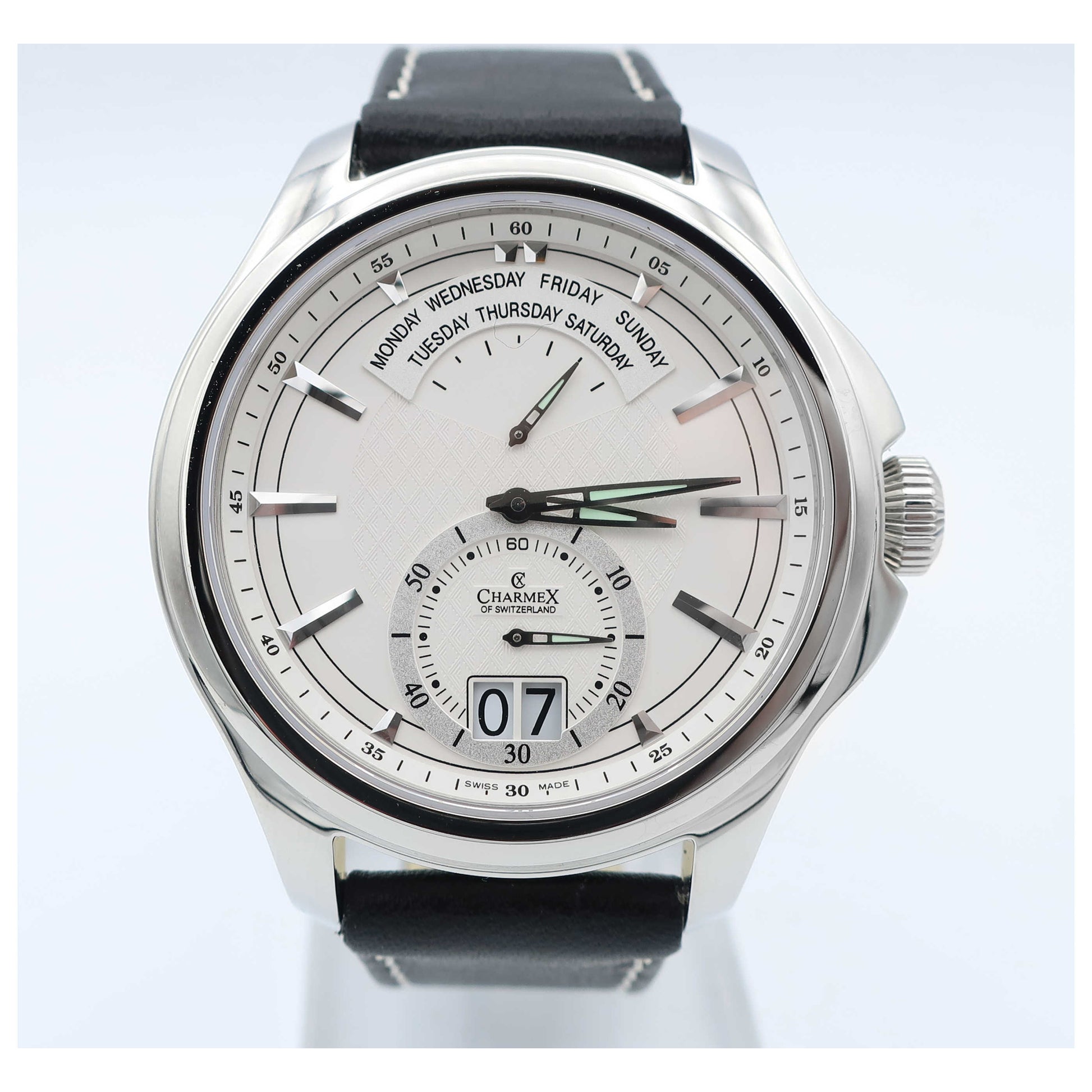 Front view of Charmex Zermatt II Men's Swiss Quartz (Battery-Powered) Watch 2565-SD