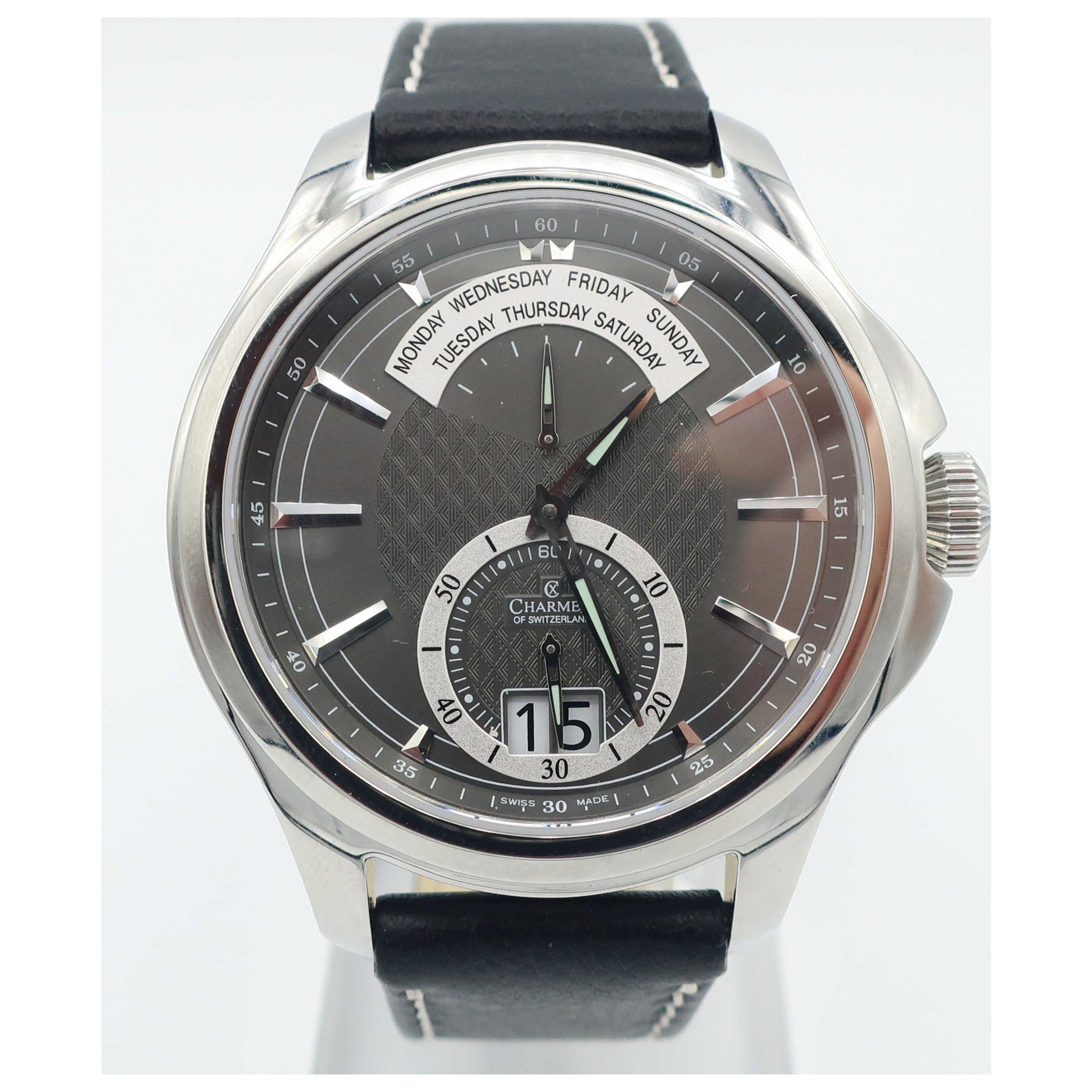 Front view of Charmex Zermatt II Men's Swiss Quartz (Battery-Powered) Watch 2566-SD