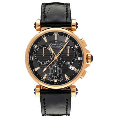 Front view of Charmex Fifth Avenue Men's Swiss Quartz (Battery-Powered) Watch 2576