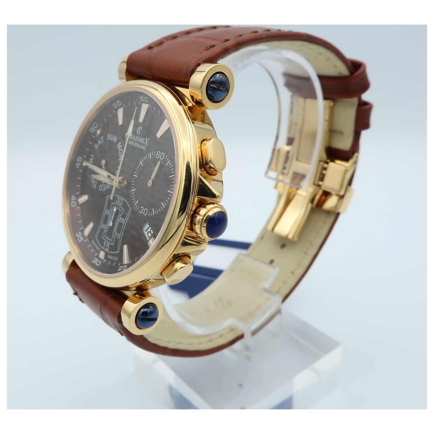 Charmex Fifth Avenue Men's Swiss Quartz (Battery-Powered) Watch 2577-SDV - Image #4
