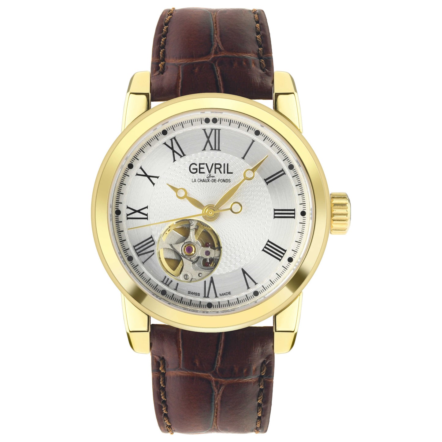 Front view of Gevril Madison Men's Automatic Watch 2584