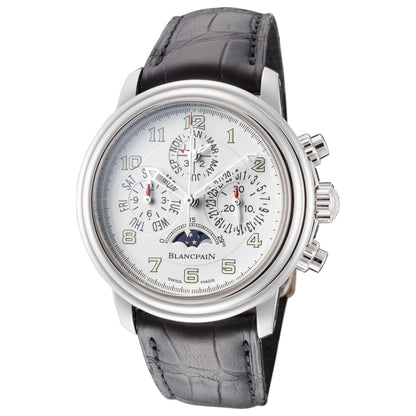 Front view of Blancpain Leman Flyback Men's Automatic Watch 2585F-1127-55B