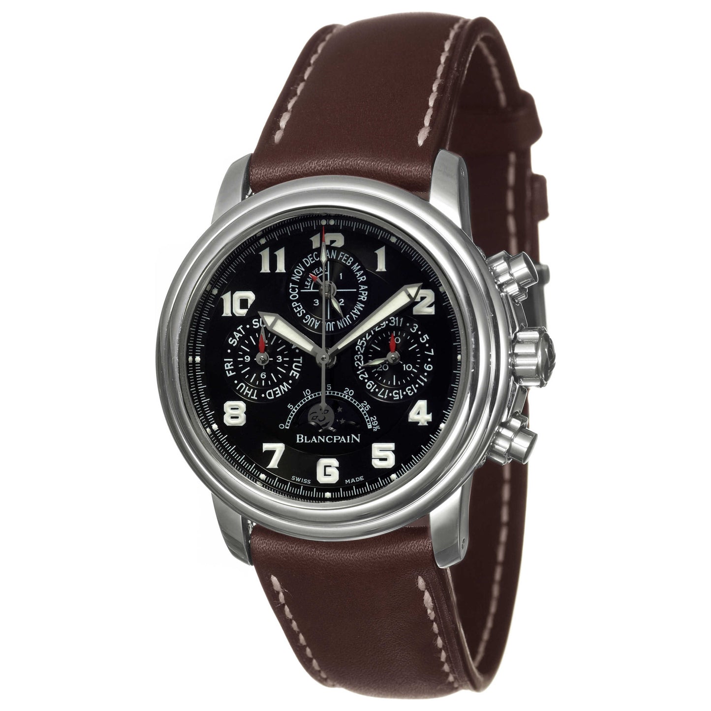 Front view of Blancpain Leman Men's Watch 2585F-1130-63