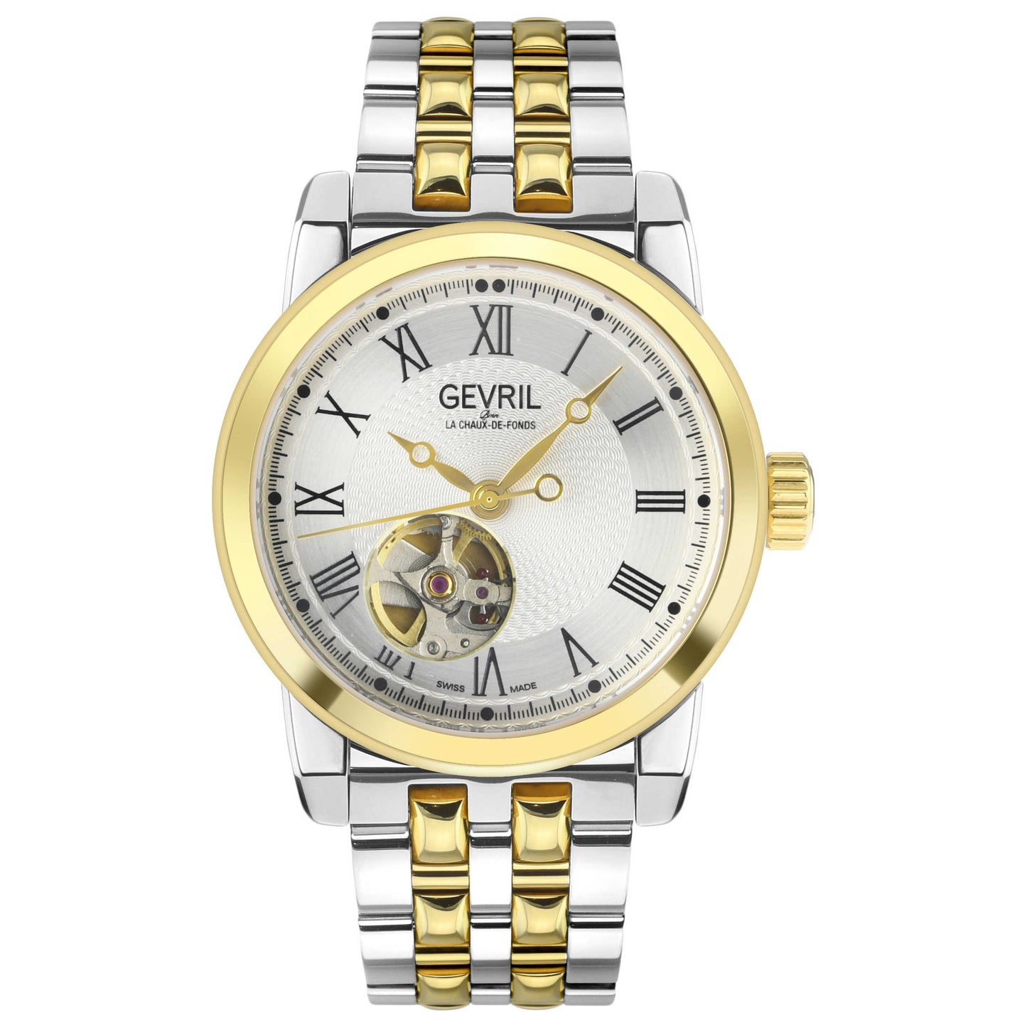 Front view of Charmex Fifth Avenue Men's Swiss Quartz (Battery-Powered) Watch 2586