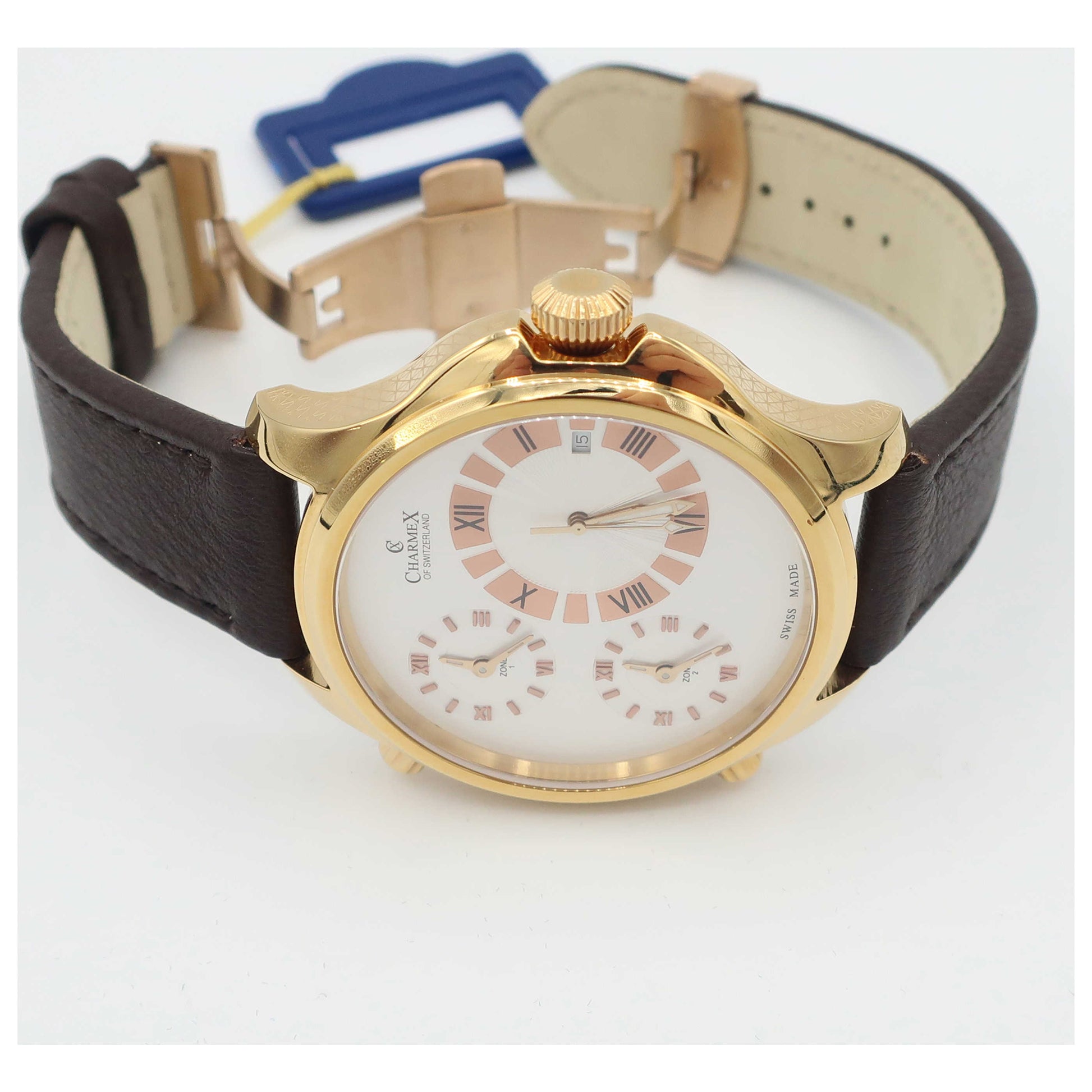 Charmex Cosmopolitan II Men's Swiss Quartz (Battery-Powered) Watch 2590-SD - Image #8