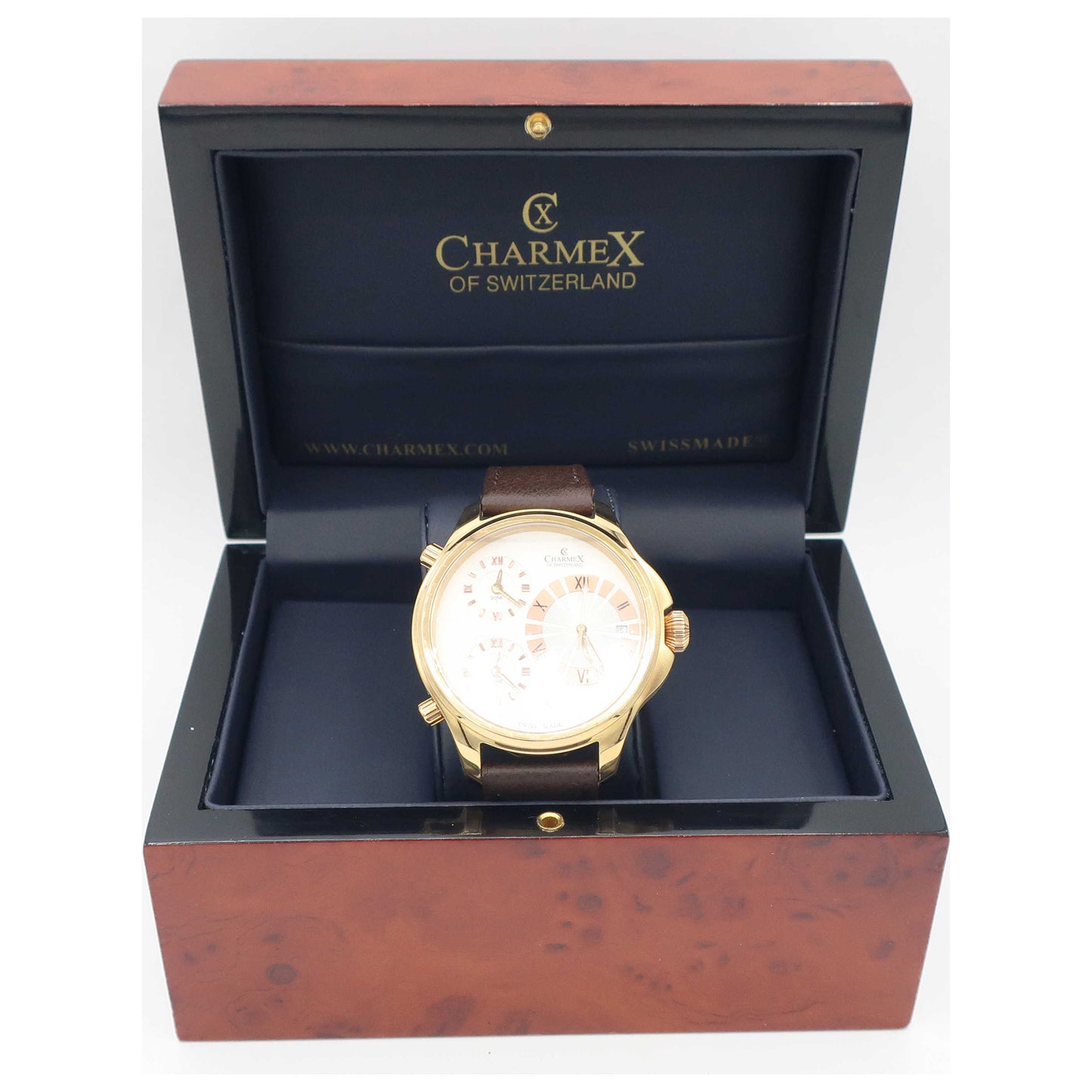 Charmex Cosmopolitan II Men's Swiss Quartz (Battery-Powered) Watch 2590-SD - Image #6