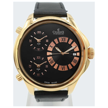 Front view of Charmex Cosmopolitan II Men's Swiss Quartz (Battery-Powered) Watch 2591-SD