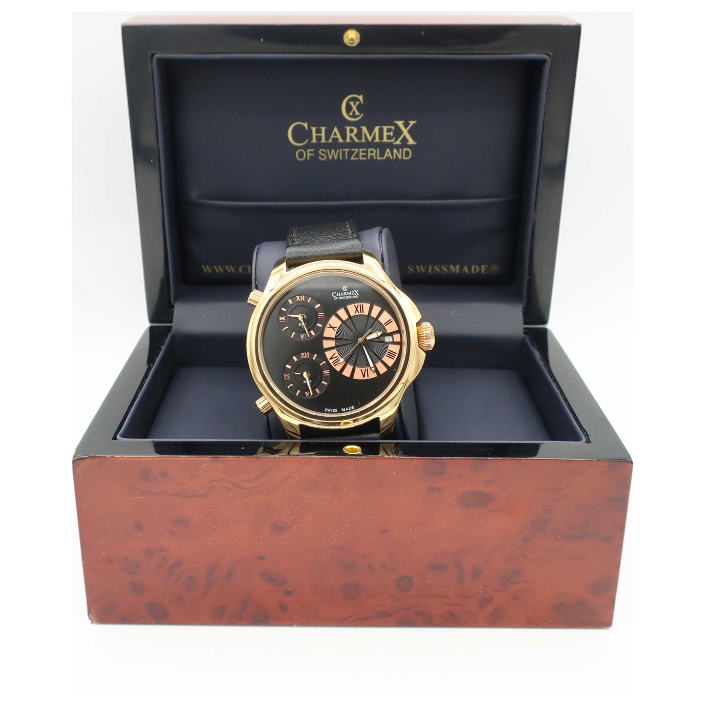 Charmex Cosmopolitan II Men's Swiss Quartz (Battery-Powered) Watch 2591-SD - Image #6