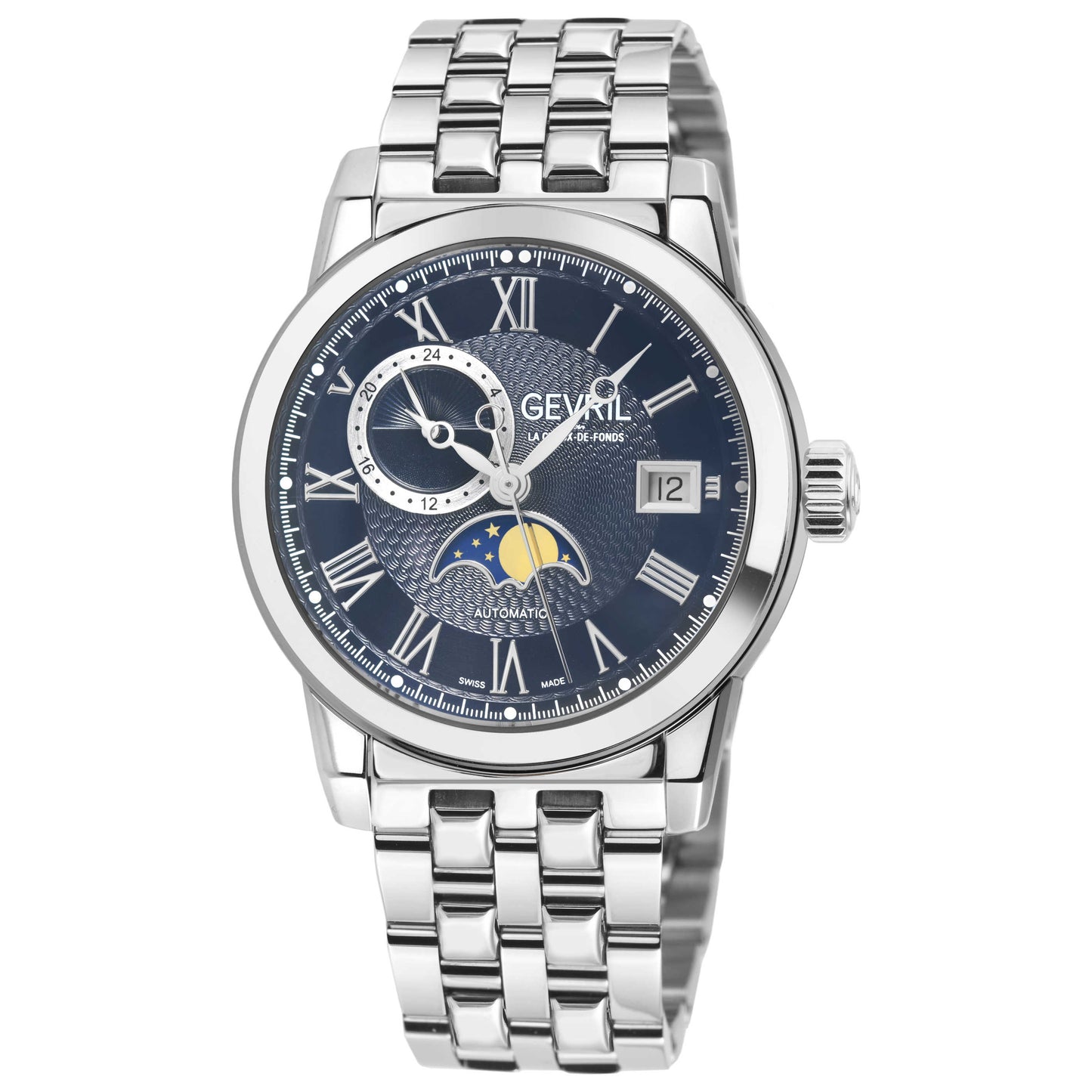 Front view of Gevril Madison Men's Automatic Watch 2591B