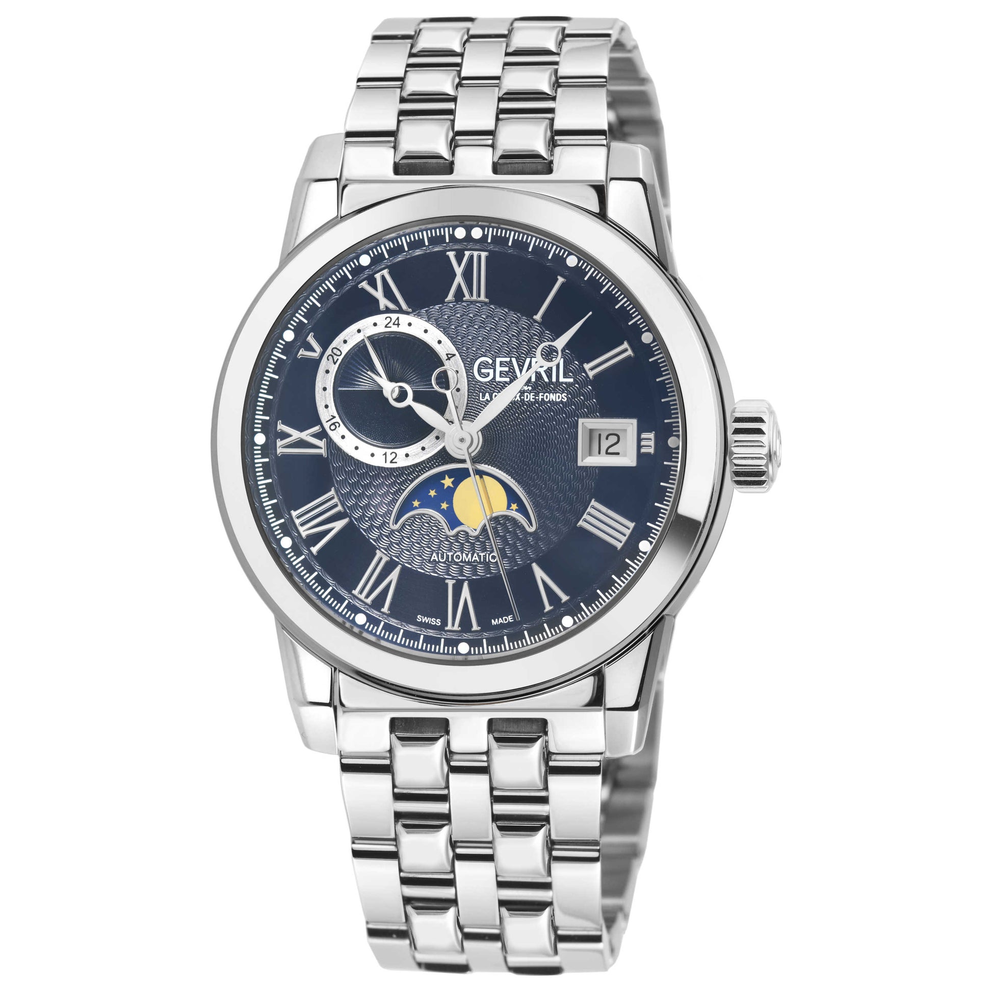 Front view of Gevril Madison Men's Automatic Watch 2591B