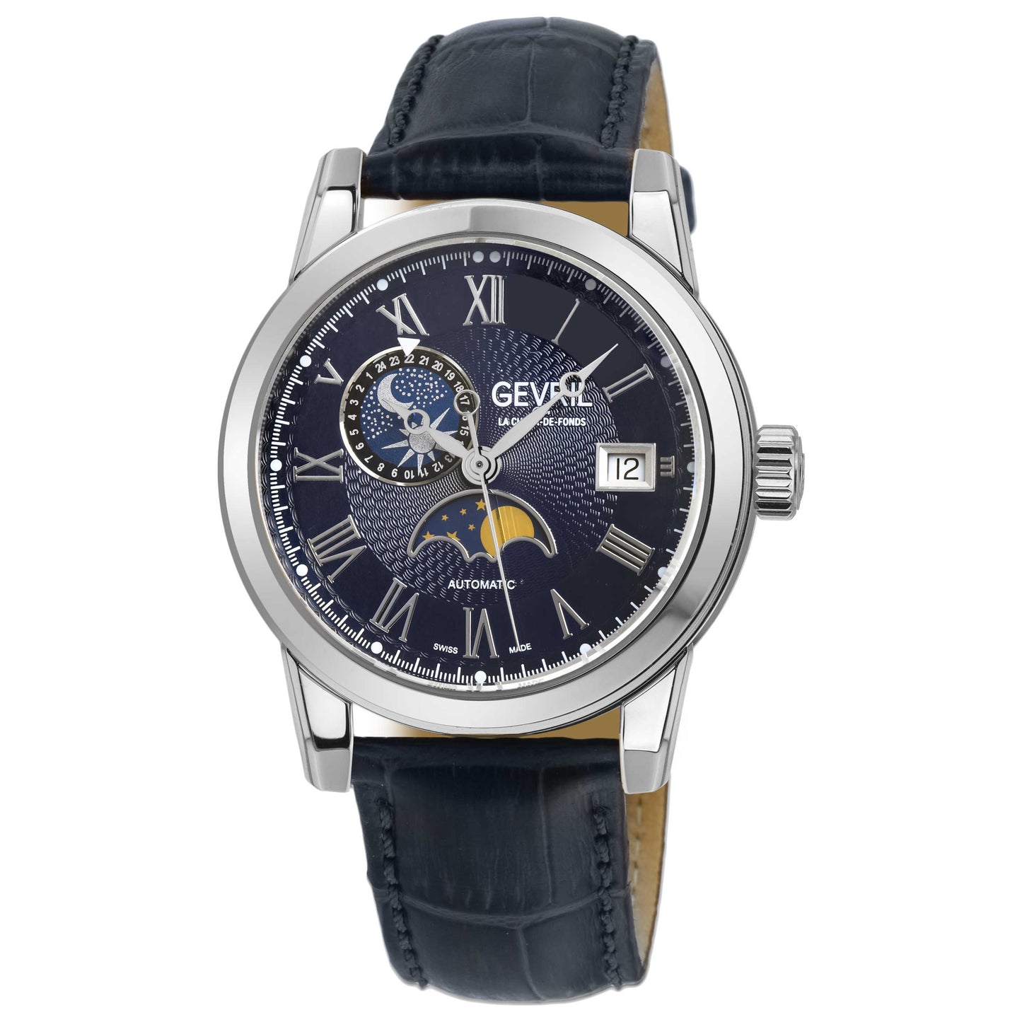 Front view of Gevril Madison Men's Automatic Watch 2599