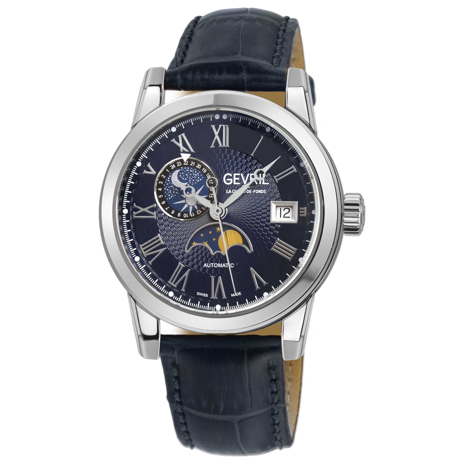 Front view of Gevril Madison Men's Automatic Watch 2599