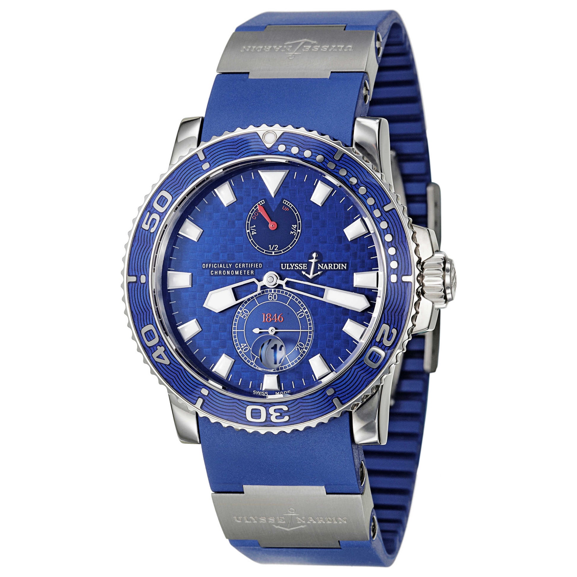 Front view of Ulysse Nardin Maxi Marine Men's Automatic Watch 260-32-3A