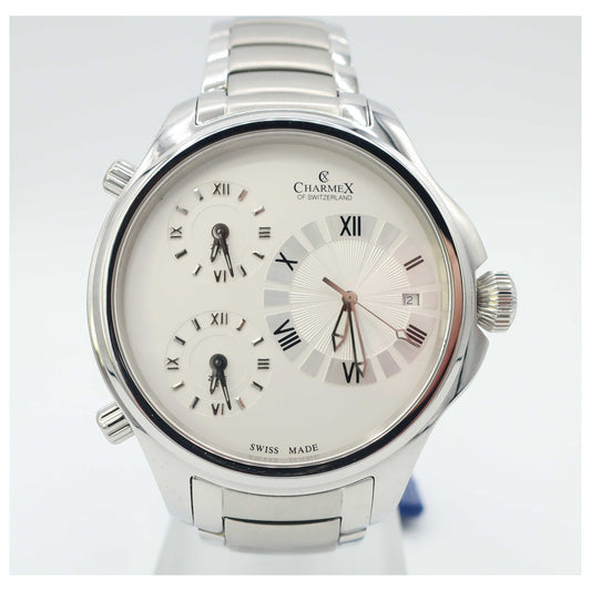 Front view of Charmex Cosmopolitan II Men's Swiss Quartz (Battery-Powered) Watch 2600-SD