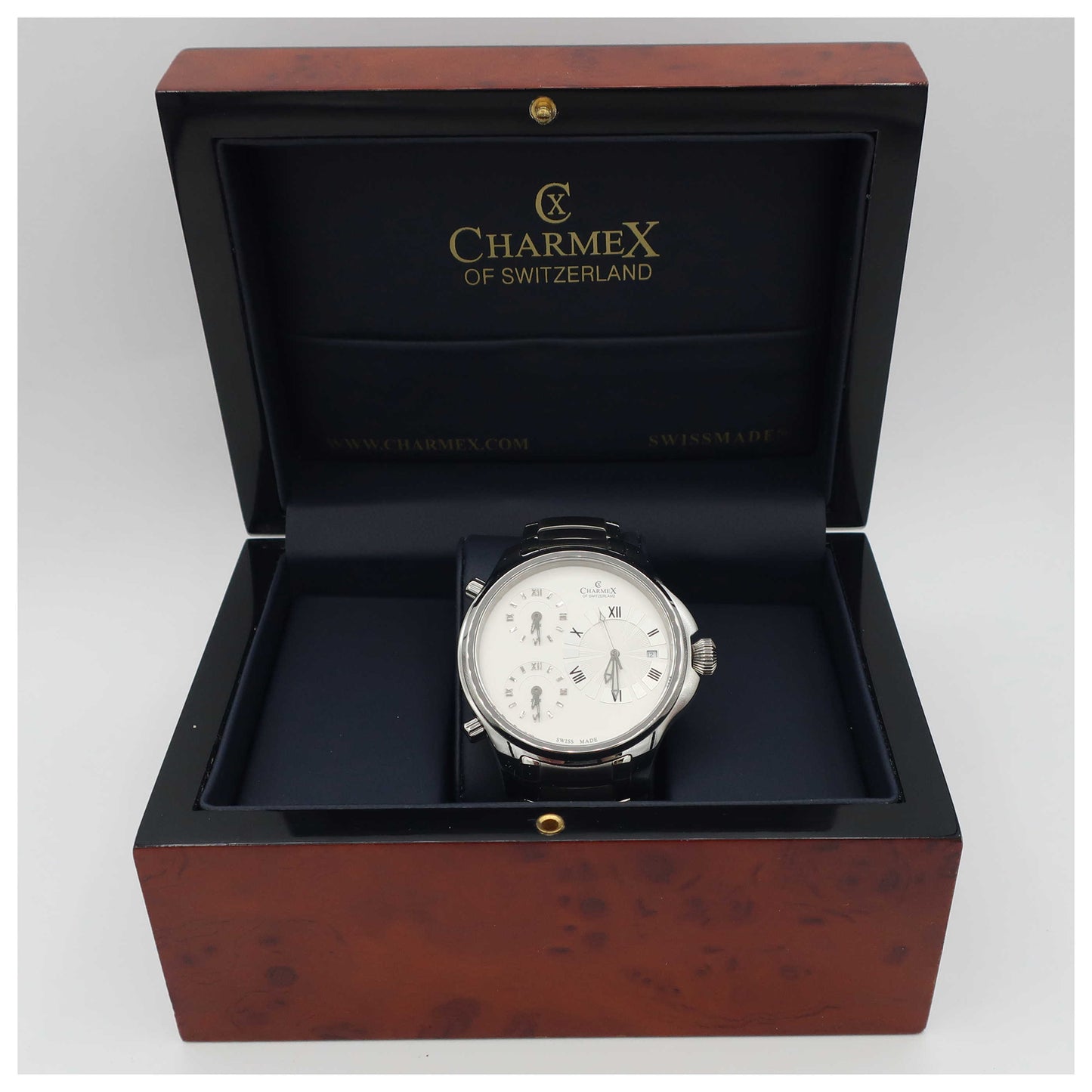 Charmex Cosmopolitan II Men's Swiss Quartz (Battery-Powered) Watch 2600-SD - Image #6