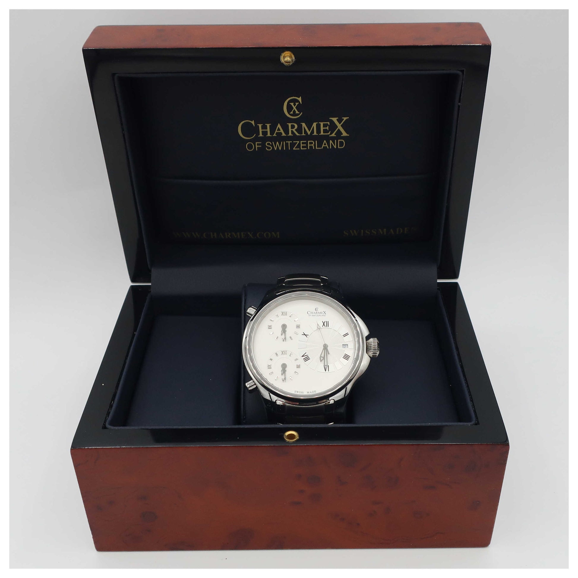 Charmex Cosmopolitan II Men's Swiss Quartz (Battery-Powered) Watch 2600-SD - Image #6