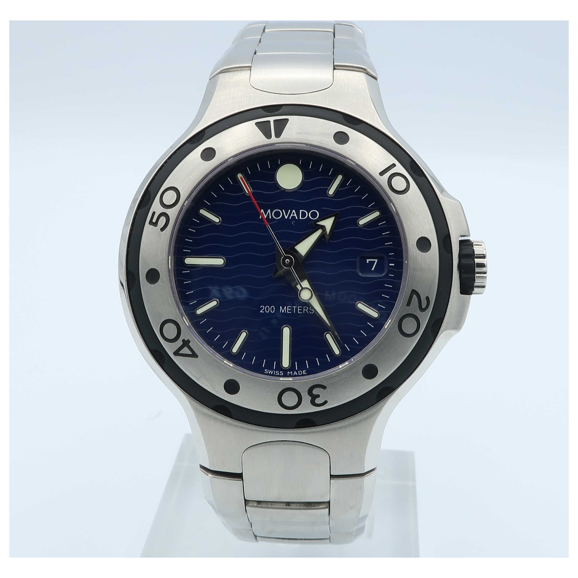 Front view of Movado Series 800 Men's Swiss Quartz (Battery-Powered) Watch 2600013-SDV