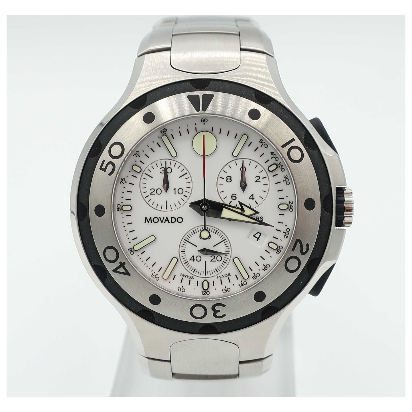 Front view of Movado Series 800 Men's Swiss Quartz (Battery-Powered) Watch 2600021-SD2