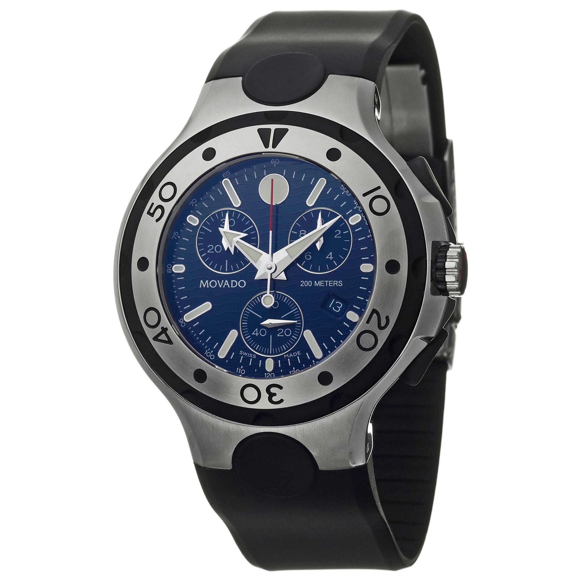 Front view of Movado Series 800 Men's Swiss Quartz (Battery-Powered) Watch 2600024