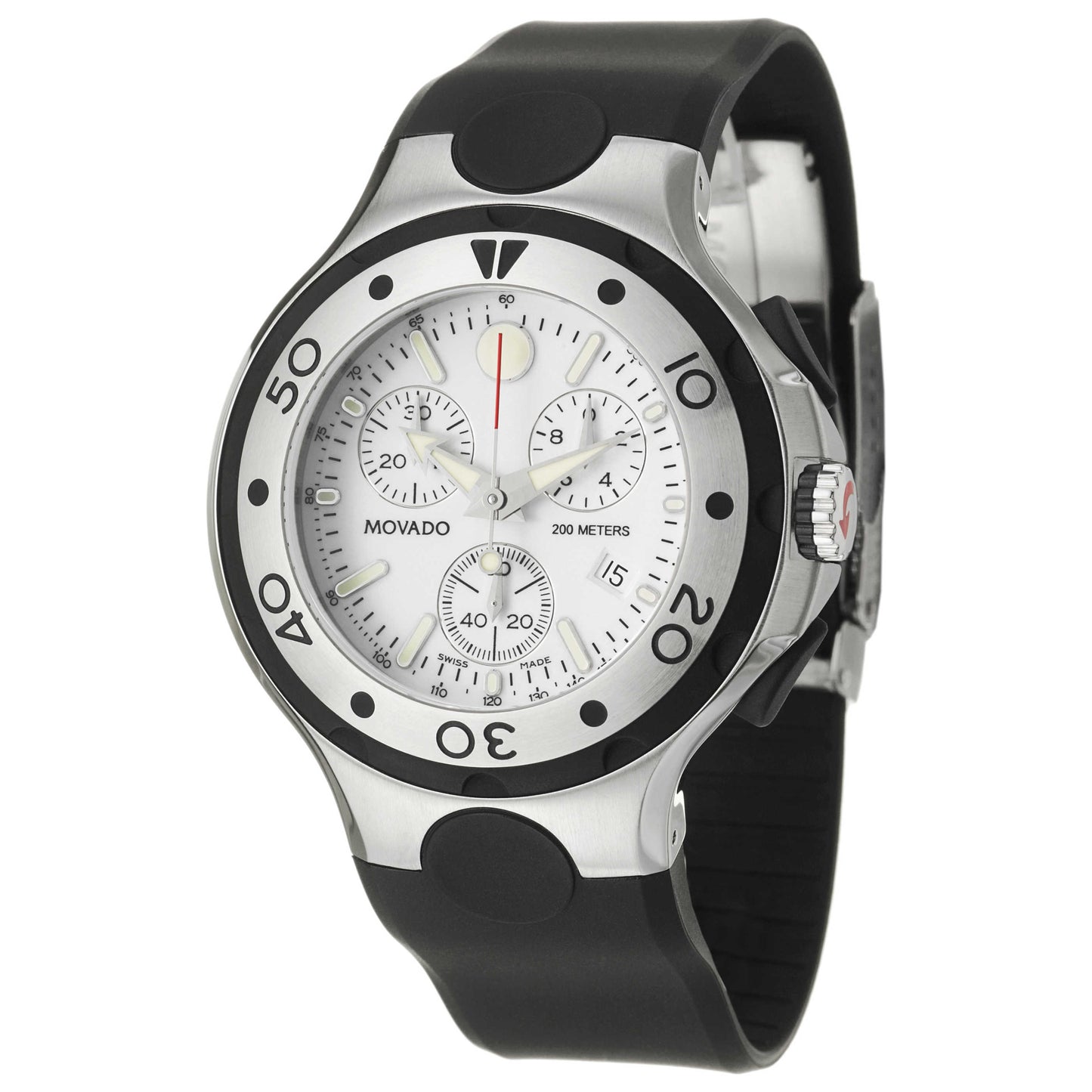 Front view of Movado Series 800 Men's Swiss Quartz (Battery-Powered) Watch 2600025