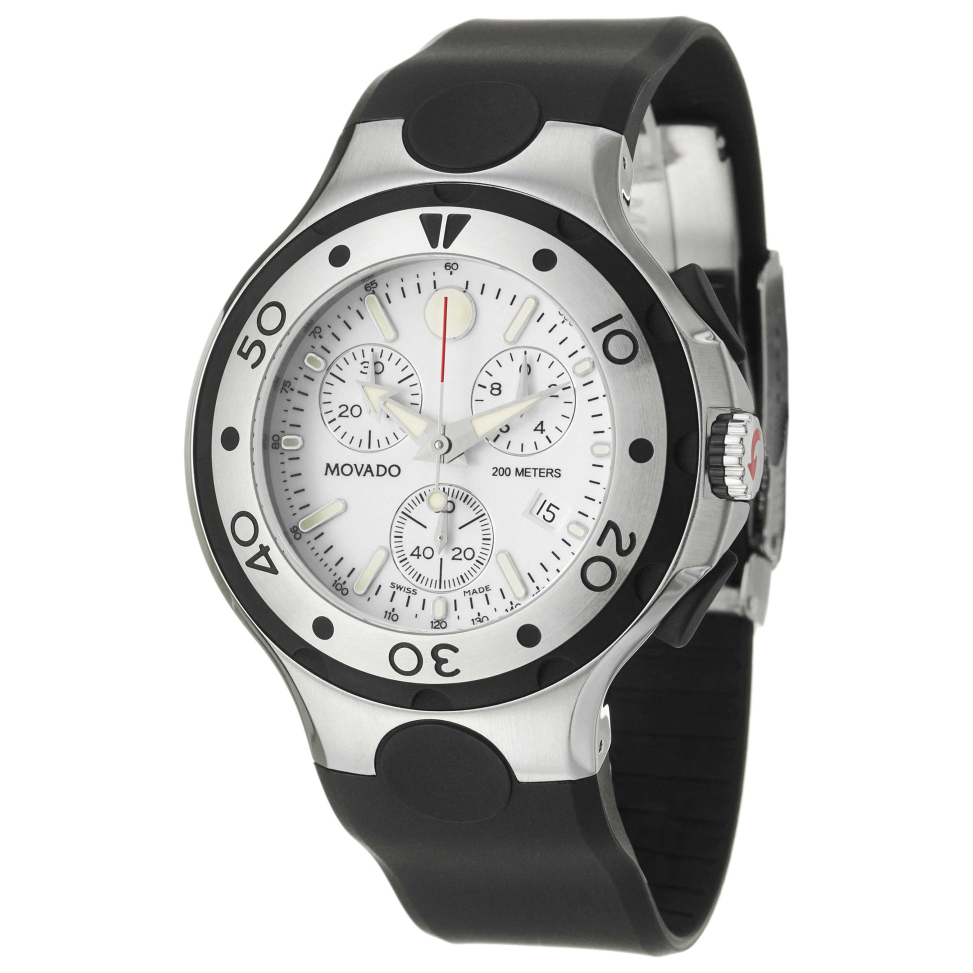 Front view of Movado Series 800 Men's Swiss Quartz (Battery-Powered) Watch 2600025