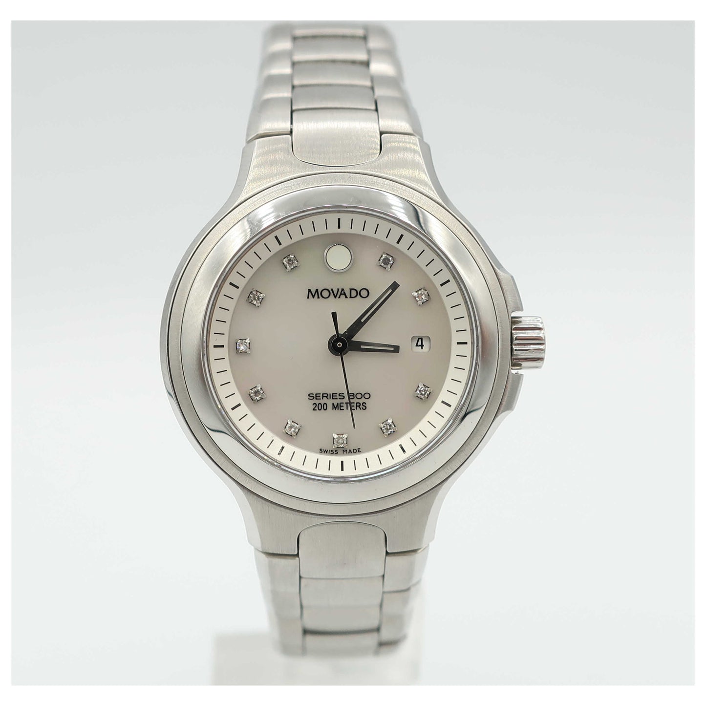 Front view of Movado Series 800 Women's Swiss Quartz (Battery-Powered) Watch 2600033-SD2