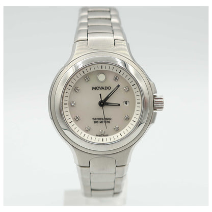 Front view of Movado Series 800 Women's Swiss Quartz (Battery-Powered) Watch 2600033-SD2