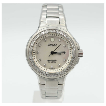 Front view of Movado Series 800 Women's Swiss Quartz (Battery-Powered) Watch 2600035-PO