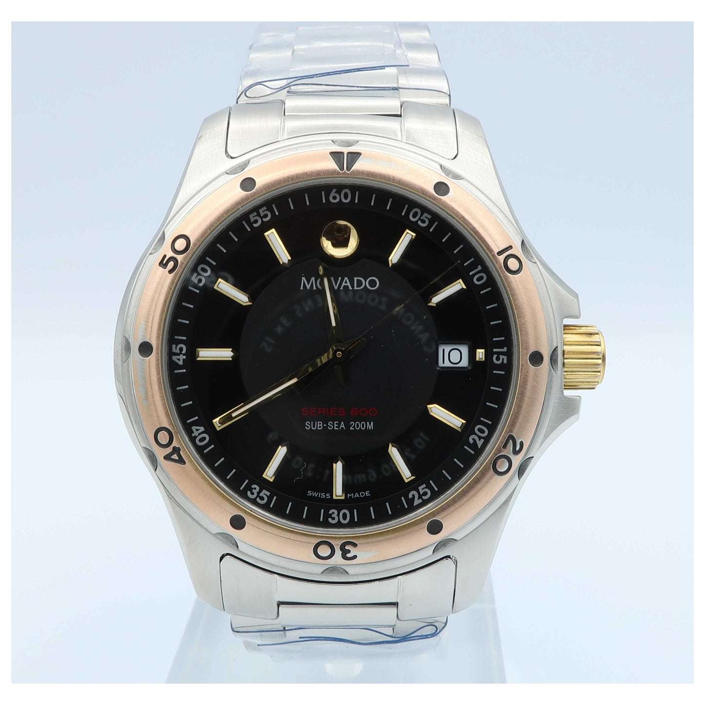 Front view of Movado Series 800 Men's Swiss Quartz (Battery-Powered) Watch 2600088-SDV