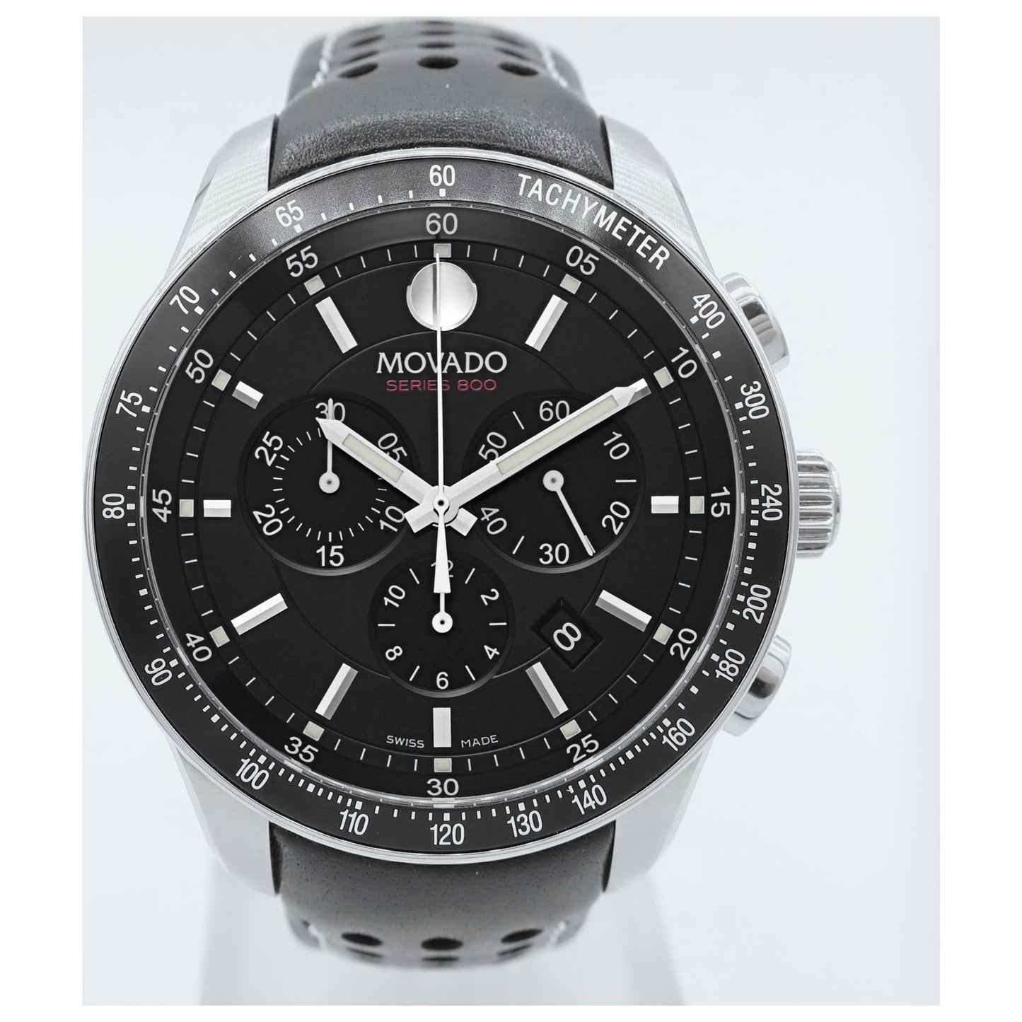 Front view of Movado Series 800 Men's Swiss Quartz (Battery-Powered) Watch 2600096-SDV