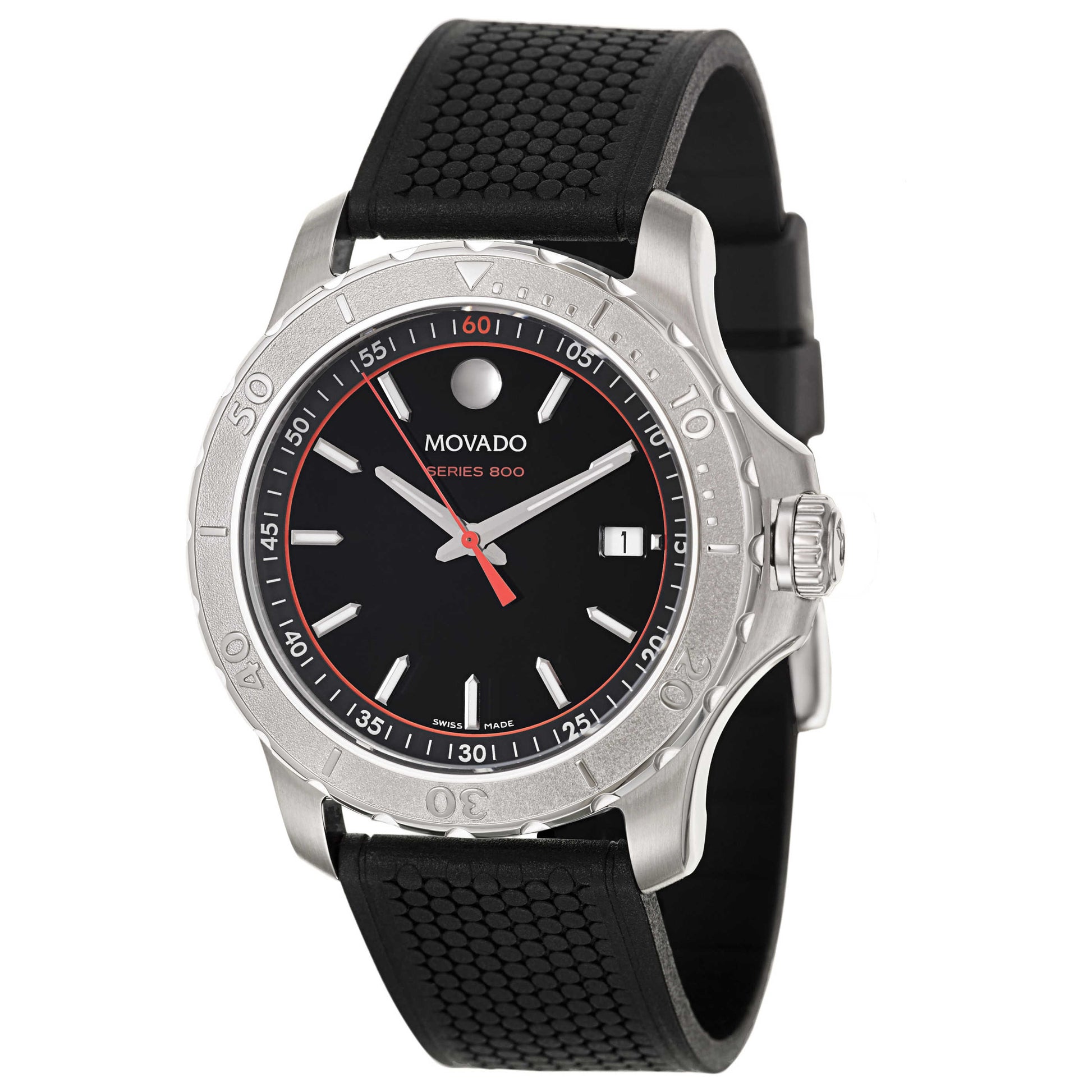 Front view of Movado Series 800 Men's Swiss Quartz (Battery-Powered) Watch 2600108