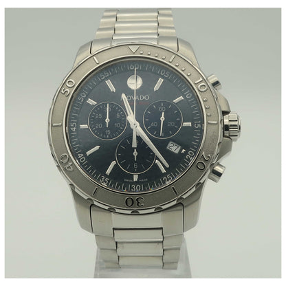 Front view of Movado Series 800 Men's Swiss Quartz (Battery-Powered) Watch 2600110-SDV