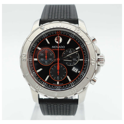 Front view of Movado Series 800 Men's Swiss Quartz (Battery-Powered) Watch 2600112-SD2