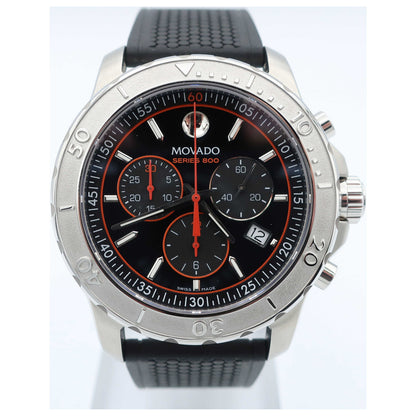 Front view of Movado Series 800 Men's Swiss Quartz (Battery-Powered) Watch 2600112-SD