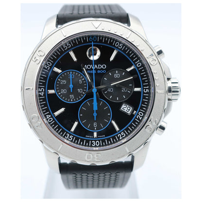 Front view of Movado Series 800 Men's Swiss Quartz (Battery-Powered) Watch 2600113-SDV