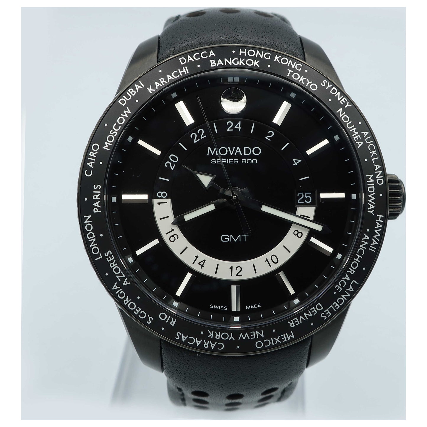 Front view of Movado Series 800 Men's Swiss Quartz (Battery-Powered) Watch 2600117-SD2