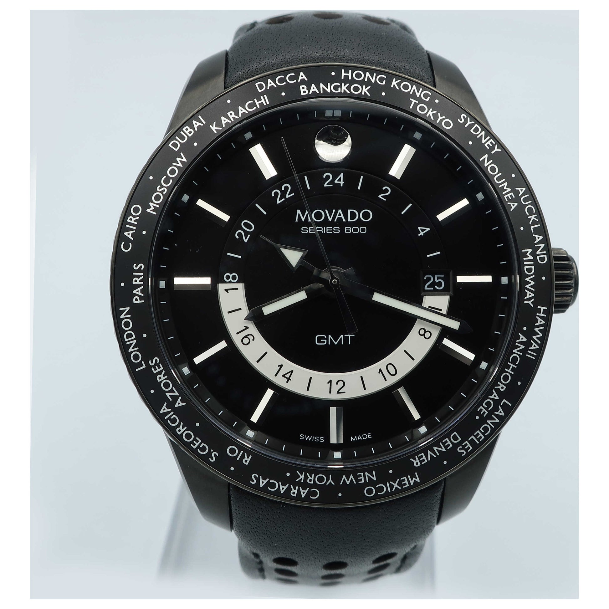 Front view of Movado Series 800 Men's Swiss Quartz (Battery-Powered) Watch 2600117-SD2
