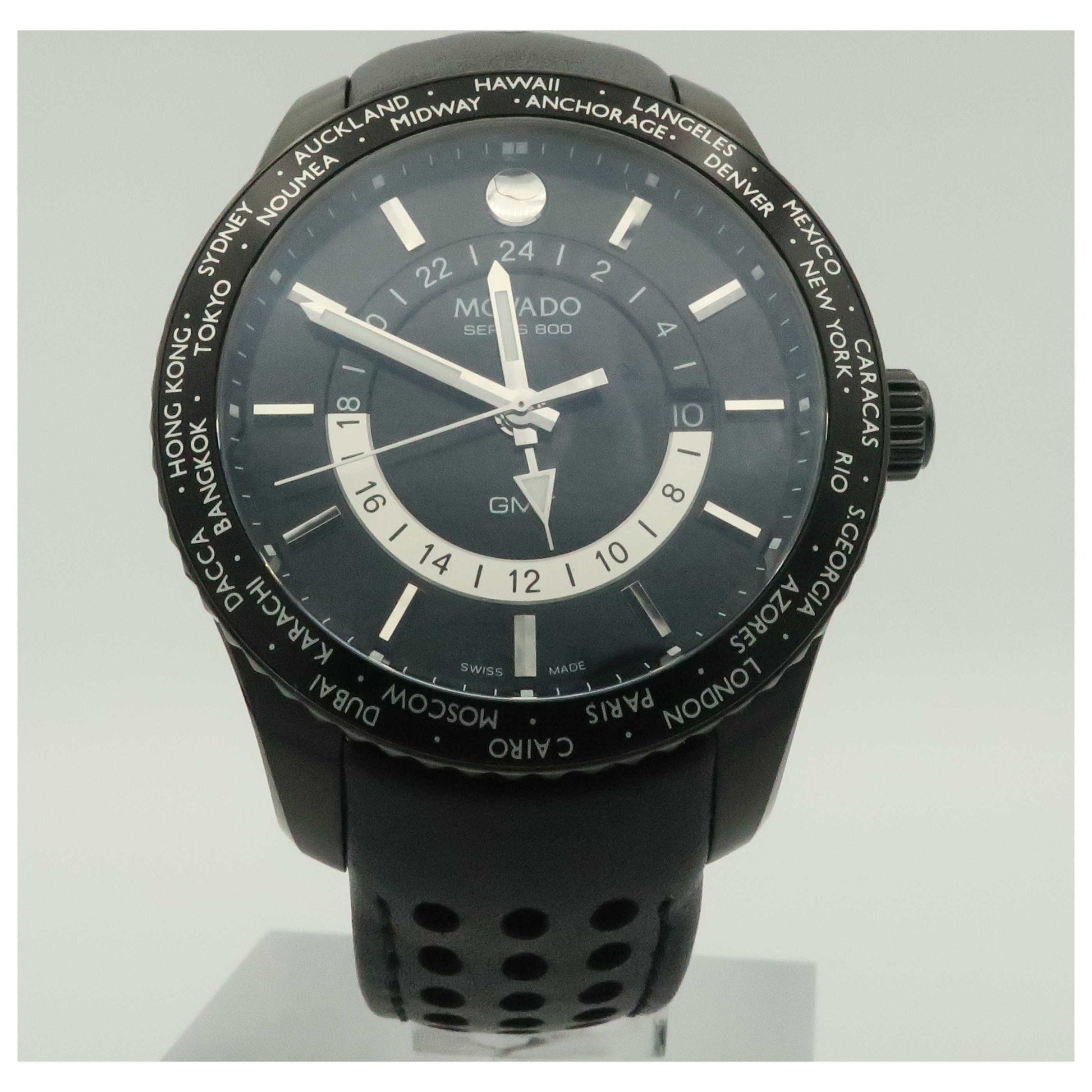Front view of Movado Series 800 Men's Swiss Quartz (Battery-Powered) Watch 2600117-SDV
