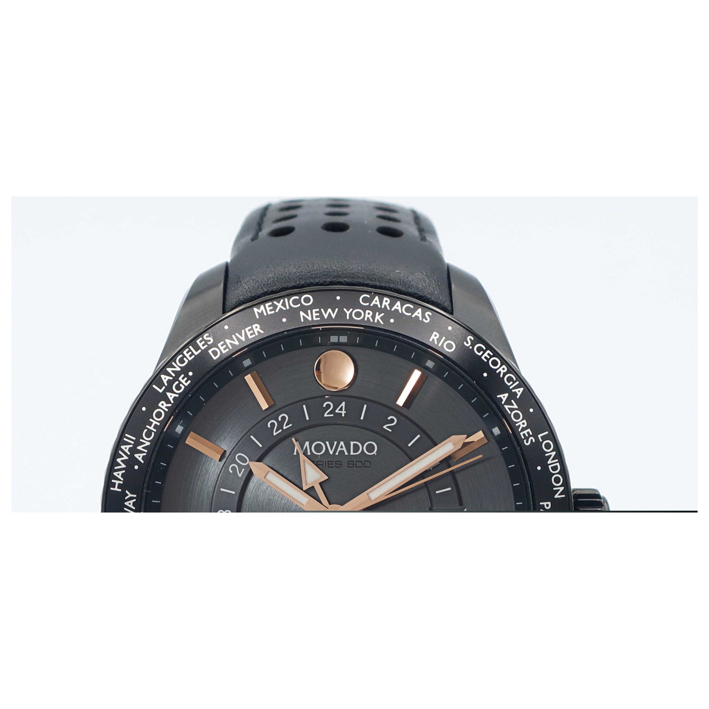 Front view of Movado Series 800 Men's Swiss Quartz (Battery-Powered) Watch 2600118-SD