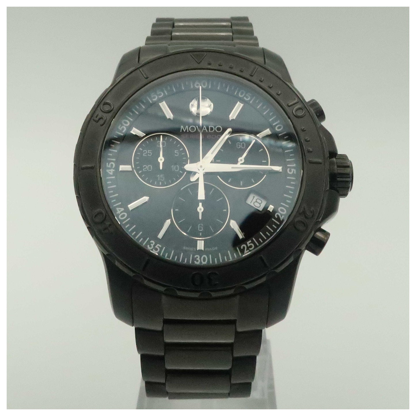 Front view of Movado Series 800 Men's Swiss Quartz (Battery-Powered) Watch 2600119-PO2