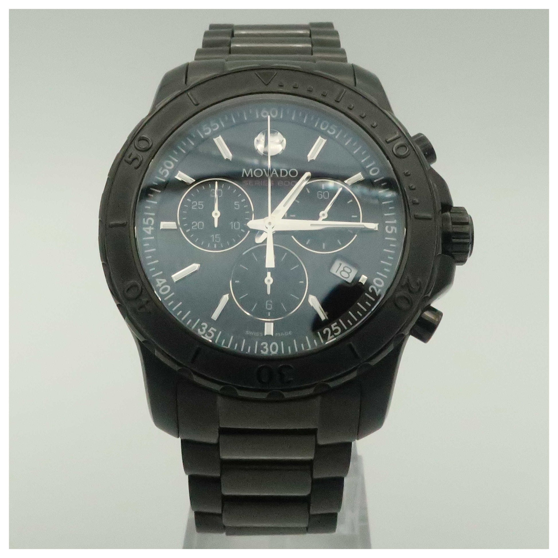 Front view of Movado Series 800 Men's Swiss Quartz (Battery-Powered) Watch 2600119-PO2