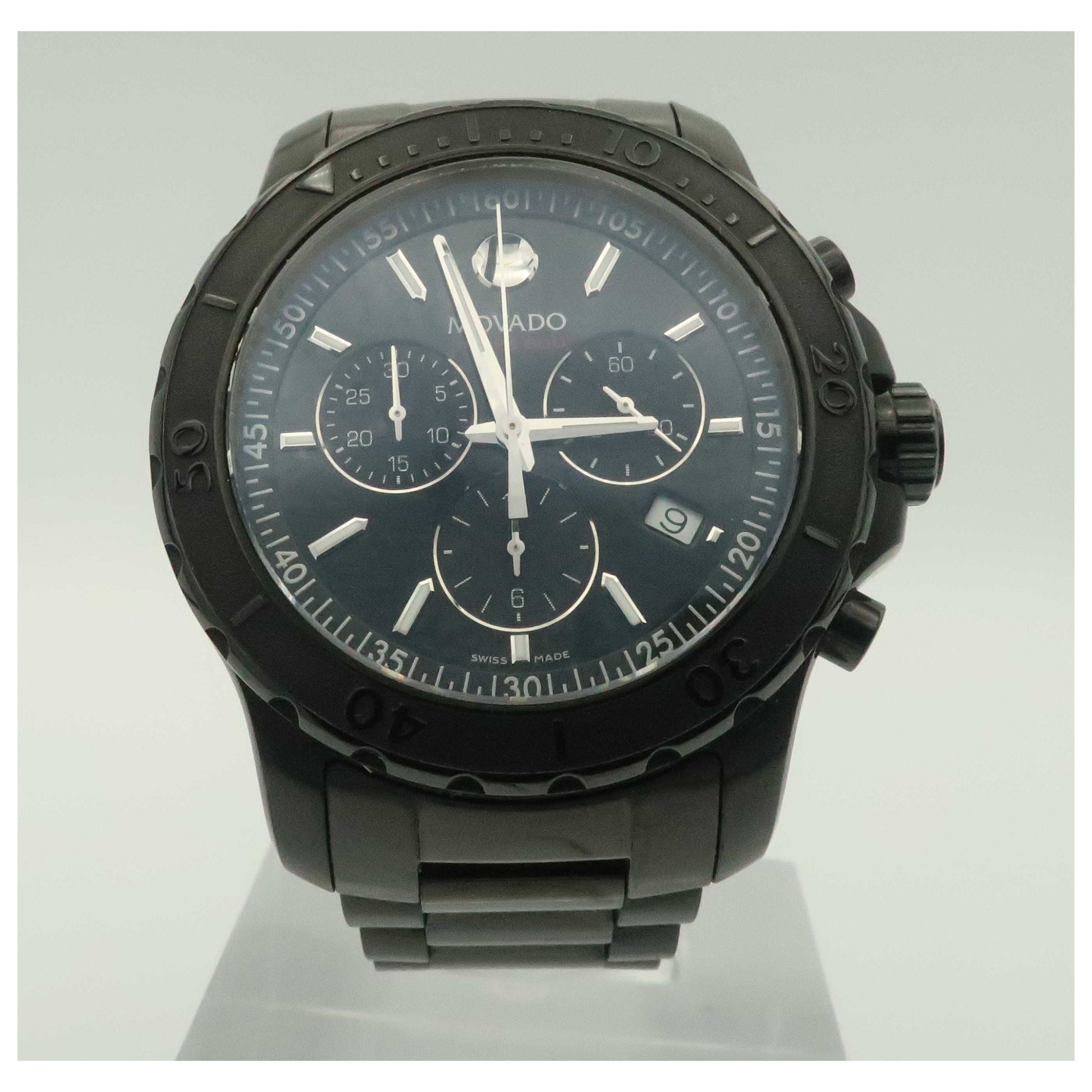 Front view of Movado Series 800 Men's Swiss Quartz (Battery-Powered) Watch 2600119-PO3