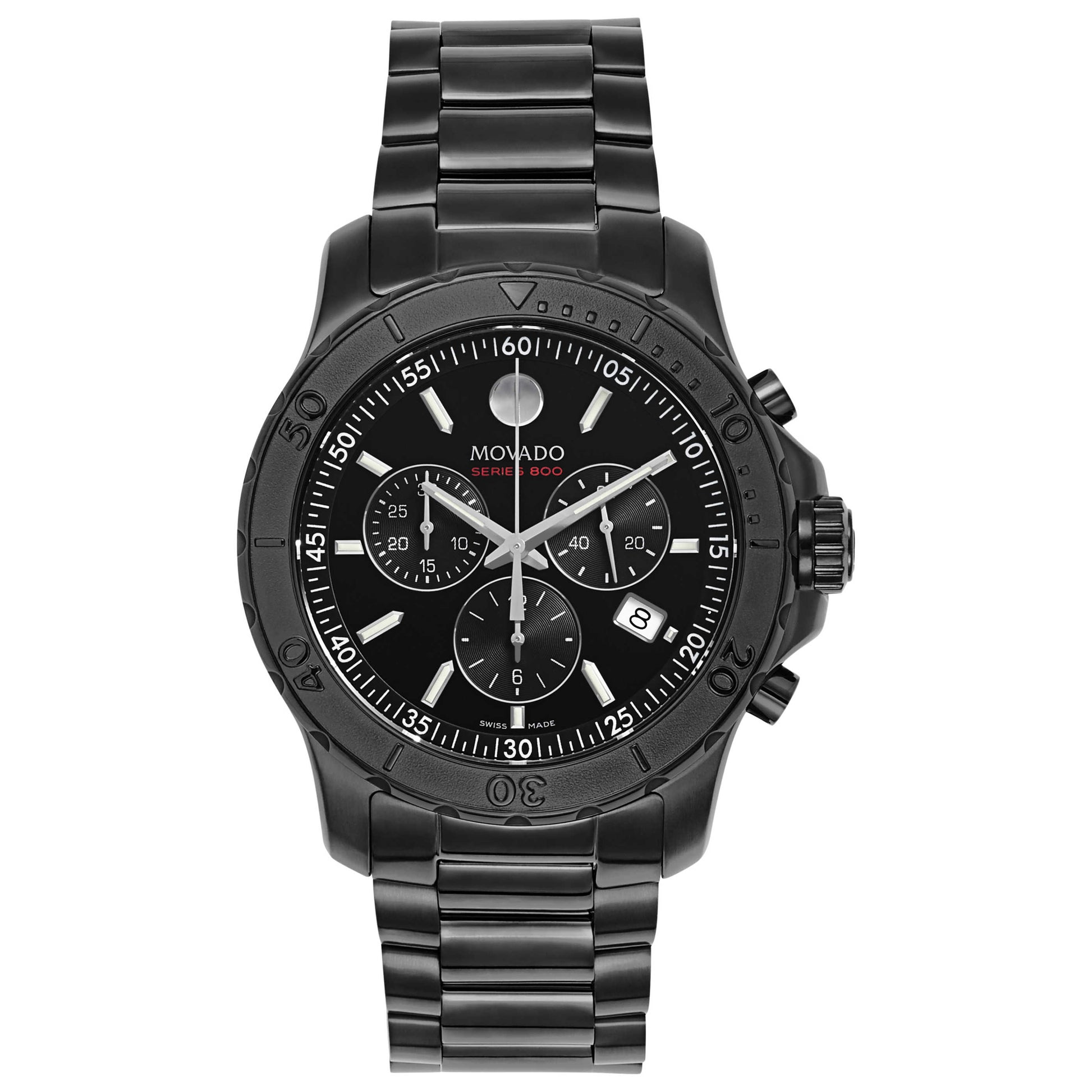Front view of Movado Series 800 Men's Swiss Quartz (Battery-Powered) Watch 2600119
