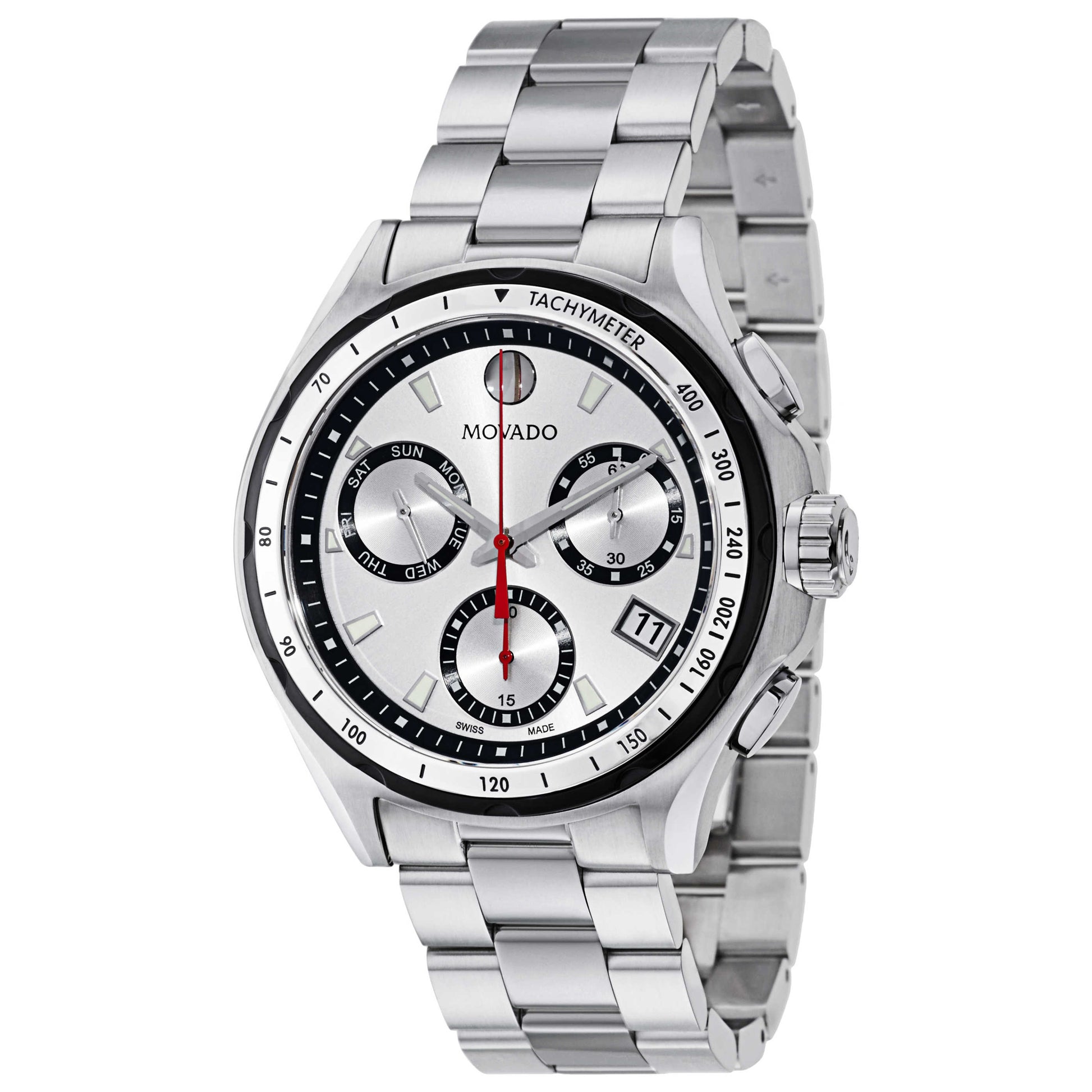Front view of Movado Series 800 Men's Swiss Quartz (Battery-Powered) Watch 2600132