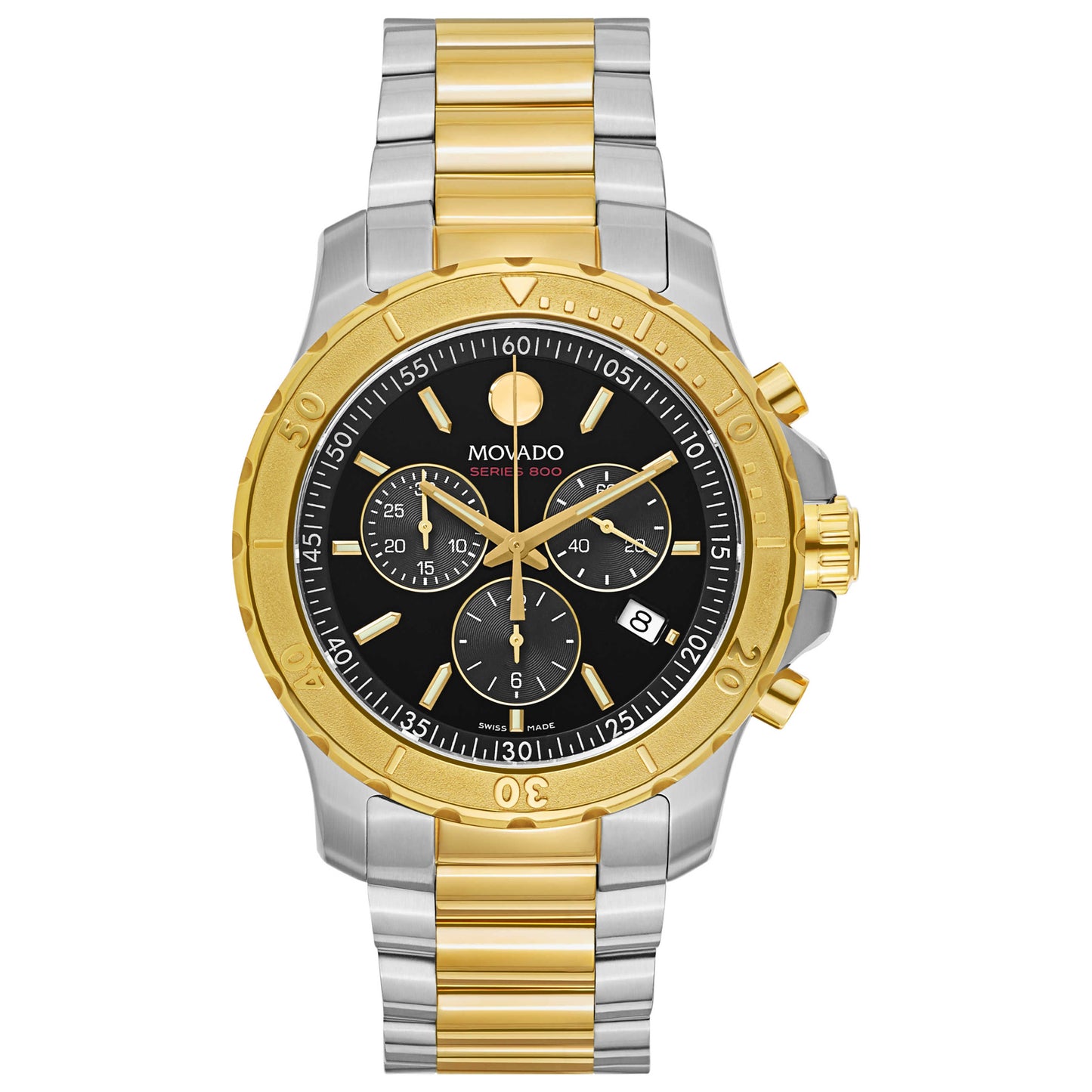 Front view of Movado Series 800 Men's Swiss Quartz (Battery-Powered) Watch 2600138