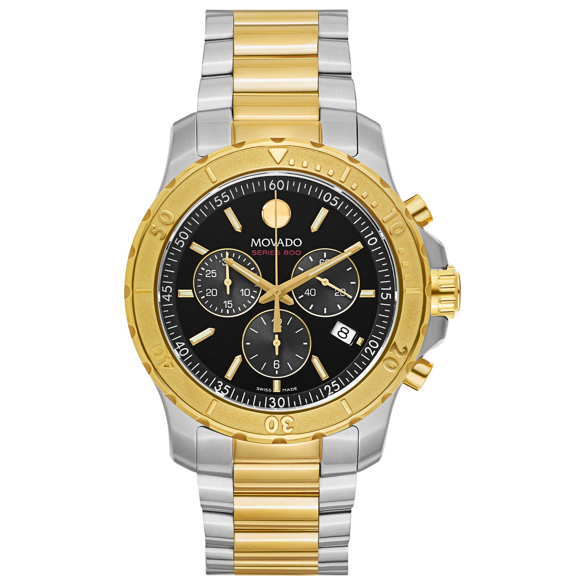Front view of Movado Series 800 Men's Swiss Quartz (Battery-Powered) Watch 2600138